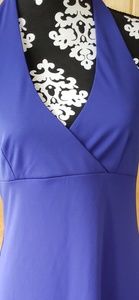 Memorial day sale! Purplish Blue halter top dress